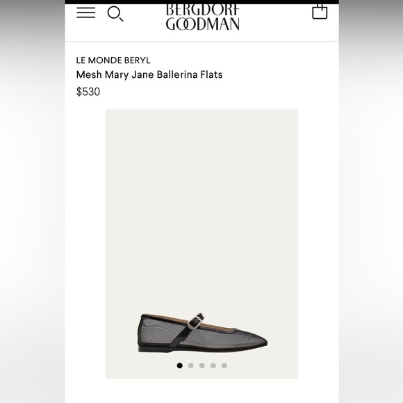 Le Monde Beryl Mesh Mary Jane Flats - Picture 9 of 11